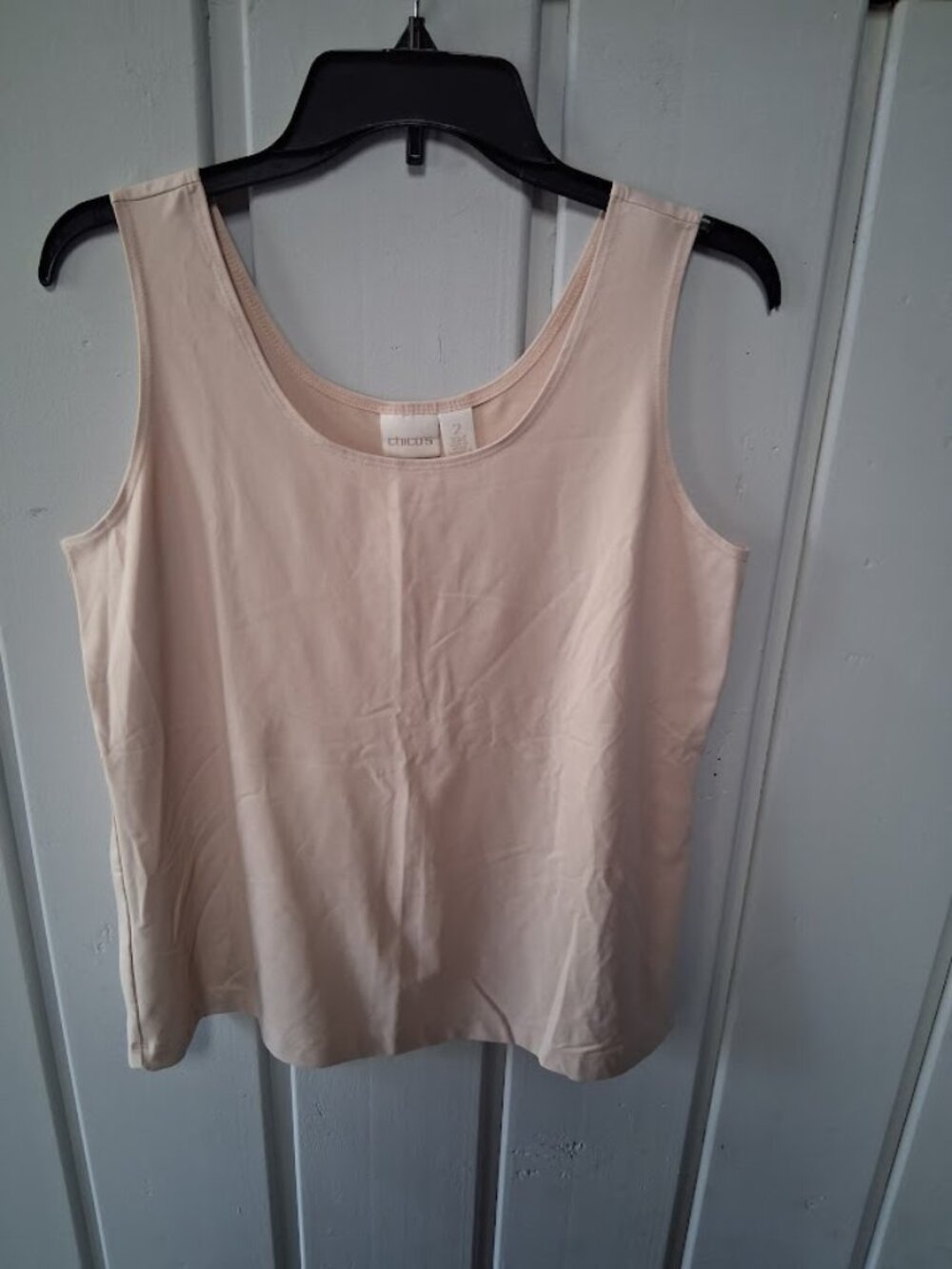 Chico's Microfeel Pale Pink Timeless Tank Chico's 2 M/L